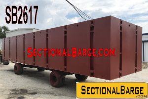 SB2617 - 40' x 10' x 7' SECTIONAL BARGE