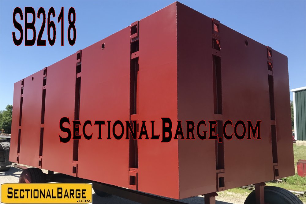 SB2618 – 20′ x 10′ x 7′ SECTIONAL BARGE