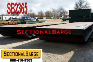 SB2365A - 40' x 30' x 3' SECTIONAL SPUD BARGE
