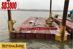 SB3800 – 80′ x 30′ x 5′ FLEXIFLOAT® SECTIONAL BARGE