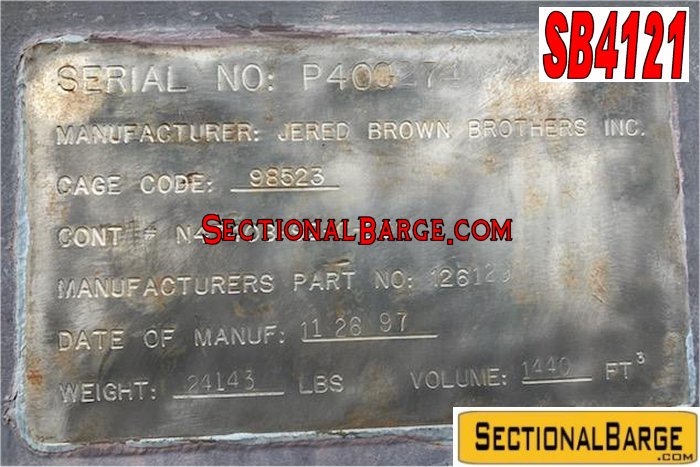 SB4121 – U.S. NAVY SECTIONAL BARGES