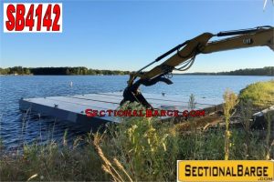 SB4142 - USED 36' x 24' x 3' SECTIONAL SPUD BARGE