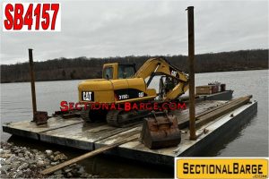 SB4157 – USED SECTIONAL BARGE, WORK BOAT, HAMMER PACKAGE