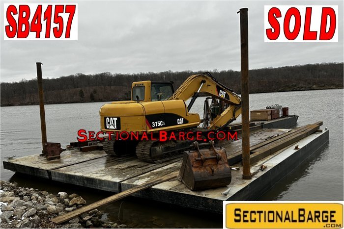 SB4157 – USED SECTIONAL BARGE & WORK BOAT – SOLD