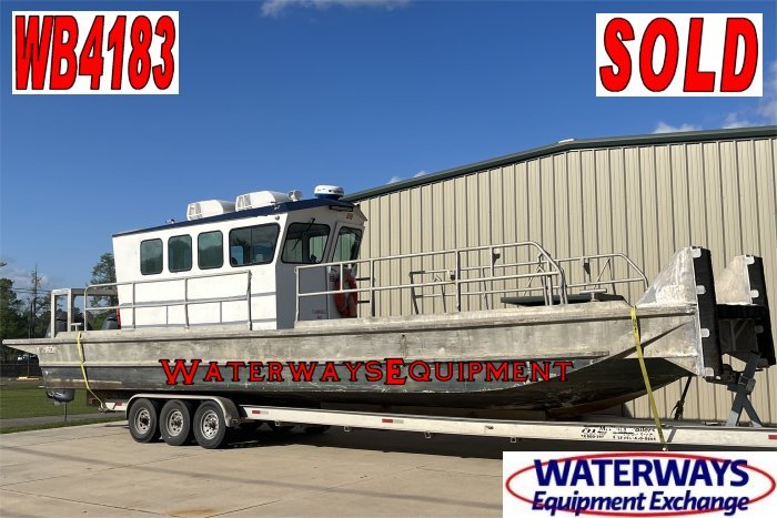 WB4183 – USED 600 HP ALUMINUM WORK BOAT – SOLD