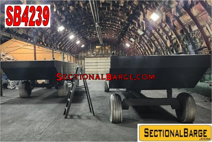 SB4239 – NEW 30′ x 16′ x 3′ SECTIONAL SPUD BARGE