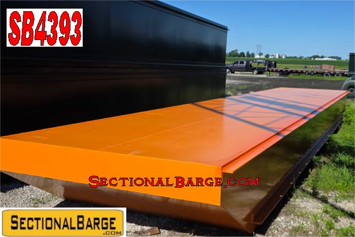 SB4393 – 40′ x 8′ x 3′ SECTIONAL BARGE
