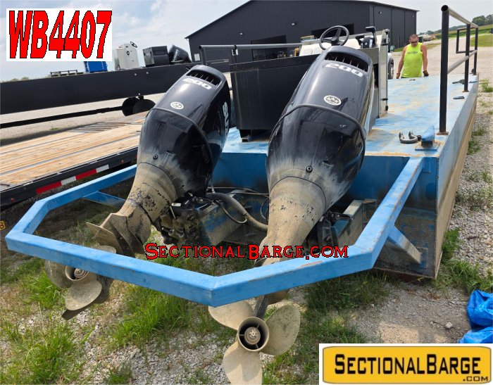 WB4407 - USED 400 HP WORK BOAT