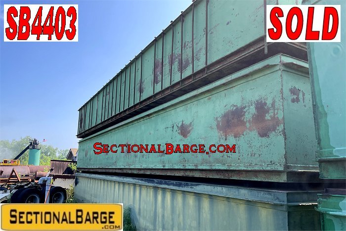 SB4403 – USED LOT SHUGART SECTIONAL BARGES
